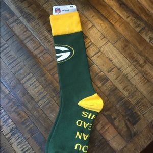 NWT Green Bay Packers socks